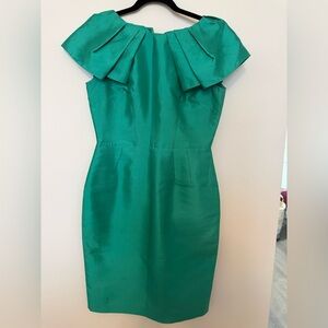 Banana Republic Silk Green Dress